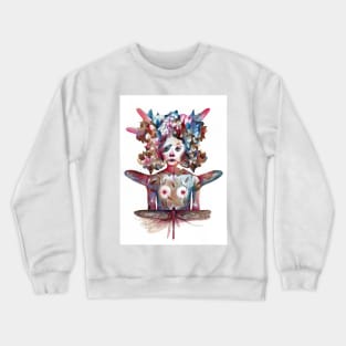 Dragonfly girl Crewneck Sweatshirt